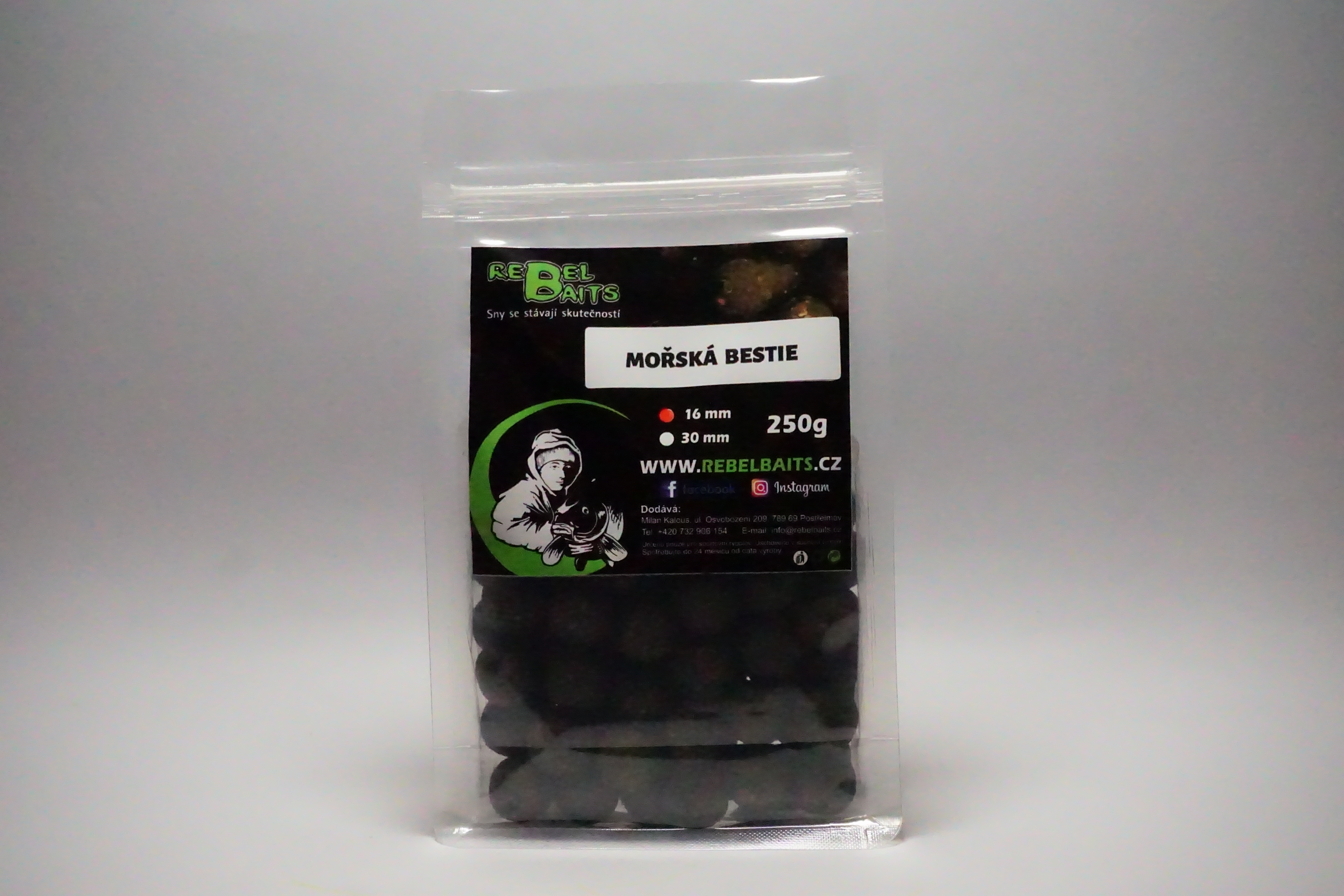 Boilies Mořská Bestie 250 g