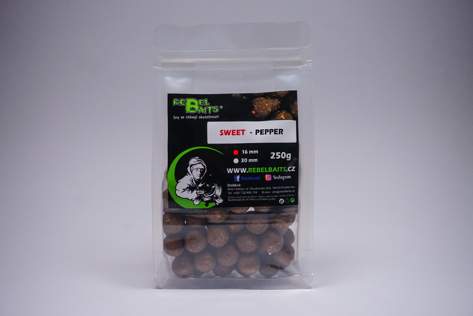 Boilies Sweet-Pepper 250 g