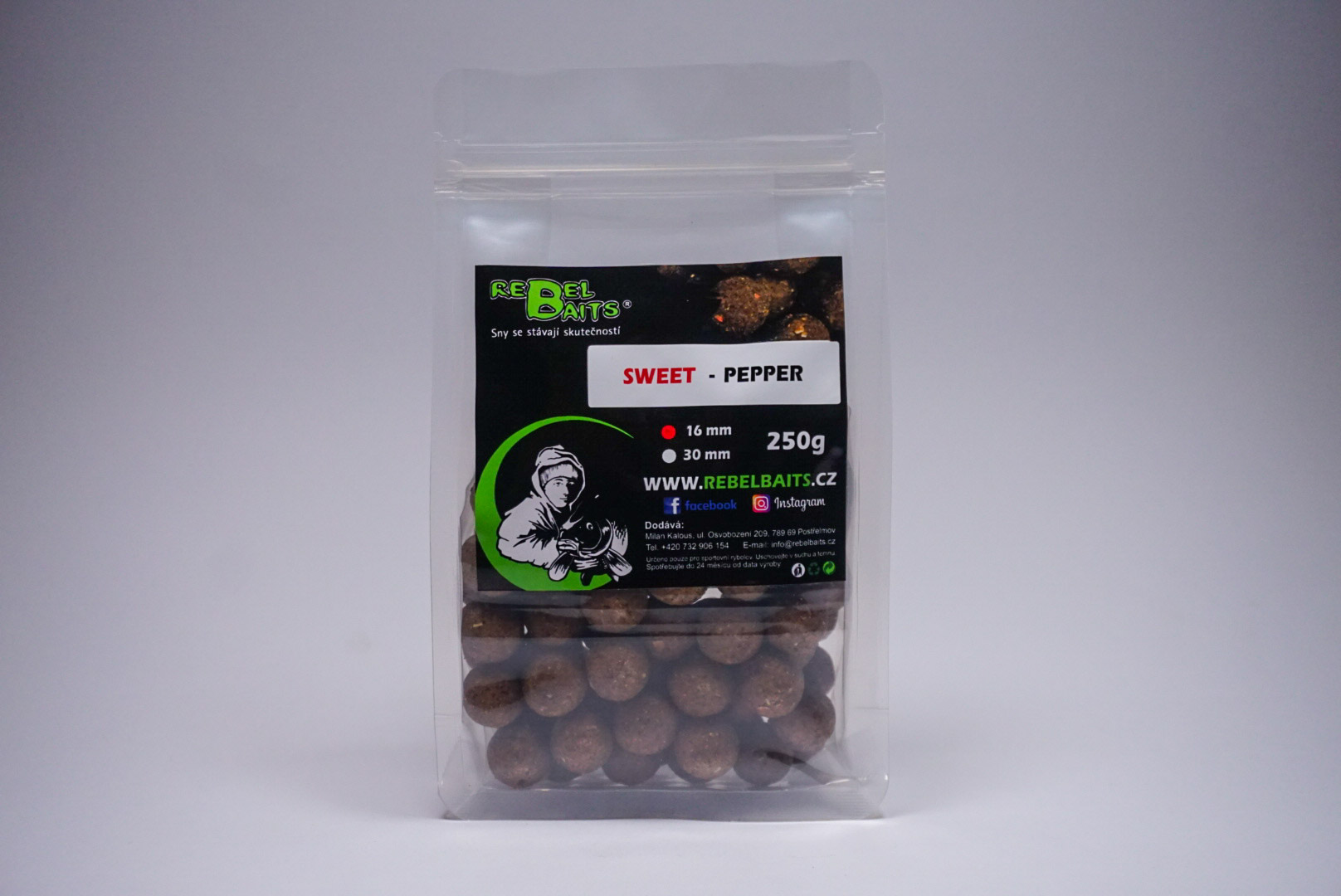 Boilies - Sweet Pepper 250 g, 30 mm